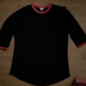 Rare  lularoe Quarter sleeve shirt